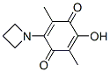 p-Benzoquinone, 2-(1-azetidinyl)-5-hydroxy-3,6-dimethyl- (8CI) 구조식 이미지