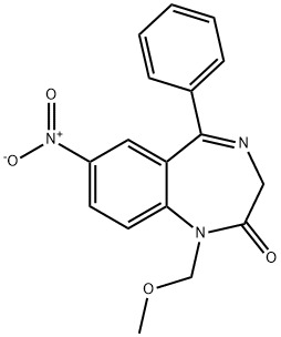 Motrazepam Structure