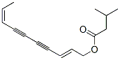Isovaleric acid [(2E,8Z)-2,8-decadiene-4,6-diynyl] ester Structure
