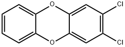 2,3-DICHLORODIBENZO-P-DIOXIN 구조식 이미지