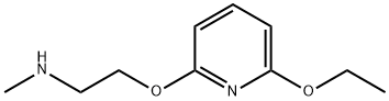 Pyridine, 2-ethoxy-6-[2-(methylamino)ethoxy]- (8CI) Structure