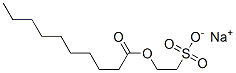 나트륨2-술포에틸데카노에이트 구조식 이미지