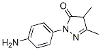 2-(4-aminophenyl)-2,4-dihydro-4,5-dimethyl-3H-pyrazol-3-one 구조식 이미지