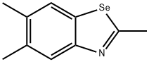 2,5,6-TRIMETHYLBENZOSELENAZOLE Structure