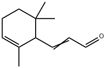 2,6,6-Trimethyl-2-cyclohexene-1-acrylaldehyde Structure