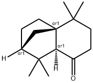 (2alpha,4aalpha,8beta)-hexahydro-1,1,5,5-tetramethyl-2H-2,4a-methanonaphthalen-8(5H)-one Structure