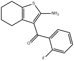 (2-AMino-4,5,6,7-tetrahydrobenzo[b]thiophen-3-yl)(2-fluorophenyl)Methanone 구조식 이미지