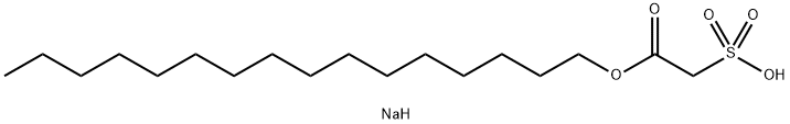 sodium 1-hexadecyl sulphonatoacetate Structure