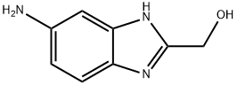 1H-Benzimidazole-2-methanol,5-amino-(9CI) Structure