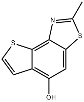 티에노[2,3-e]벤조티아졸-5-올,2-메틸-(9CI) 구조식 이미지