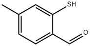 벤즈알데히드,2-메르캅토-4-메틸-(9CI) 구조식 이미지
