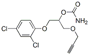 1-(2,4-Dichlorophenoxy)-3-(2-propynyloxy)-2-propanol carbamate Structure