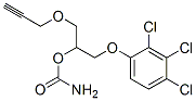 [1-prop-2-ynoxy-3-(2,3,4-trichlorophenoxy)propan-2-yl] carbamate Structure