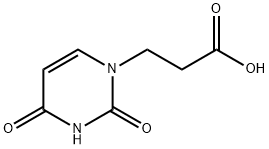 3-(2,4-Dioxo-3,4-dihydropyrimidin-1(2H)-yl)propanoic acid Structure