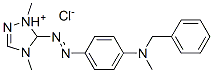 5-[[p-(벤질메틸아미노)페닐]아조]-1,4-디메틸-1H-1,2,4-트리아졸륨클로라이드 구조식 이미지