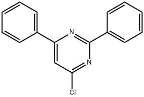 4-CHLORO-2,6-DIPHENYLPYRIMIDINE Structure