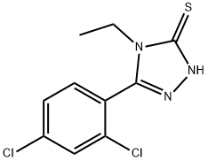 5-(2,4-DICHLOROPHENYL)-4-ETHYL-4H-1,2,4-TRIAZOLE-3-THIOL Structure