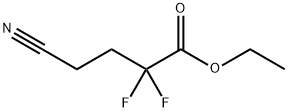 Butanoic acid, 4-cyano-2,2-difluoro-, ethyl ester Structure