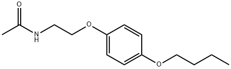 N-[2-(4-butoxyphenoxy)ethyl]acetamide 구조식 이미지