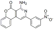 4-Amino-2-(3-nitrophenyl)-5H-[1]benzopyrano[3,4-c]pyridin-5-one Structure