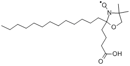 2-(3-CARBOXYPROPYL)-4,4-DIMETHYL-2-TRIDECYL-3-OXAZOLIDINYLOXY Structure
