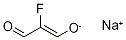 Fluoropropane-1,3-dial, sodium salt, Sodium 2-fluoro-3-oxoprop-1-en-1-olate Structure