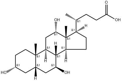 2955-27-3 4-[(5S,7S,8S,10S,13R,17R)-3,7,12-trihydroxy-10,13-dimethyl-2,3,4,5,6,7,8,9,11,12,14,15,16,17-tetradecahydro-1H-cyclopenta[a]phenanthren-17-yl]pentanoic acid