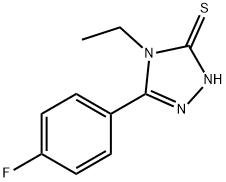 4-ETHYL-5-(4-FLUOROPHENYL)-1,2,4-TRIAZOLE-3-THIOL 구조식 이미지