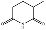 3-메틸피페리딘-2,6-디온 구조식 이미지