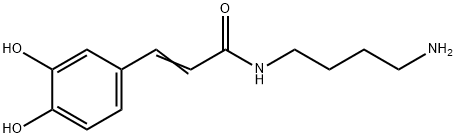 29554-26-5 N-(4-Aminobutyl)-3-(3,4-dihydroxyphenyl)propenamide