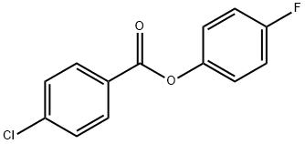 4-플루오로페닐4-클로로벤조에이트 구조식 이미지