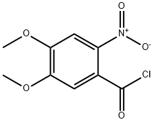 4,5-디메톡시니트로벤조일클로라이드 구조식 이미지