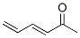 hexa-3,5-dien-2-one Structure