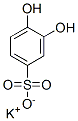 POTASSIUM3,4-DIHYDROXYBENZENESULFONATE Structure