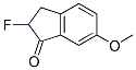 1H-Inden-1-one,  2-fluoro-2,3-dihydro-6-methoxy- 구조식 이미지