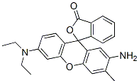 2'-Amino-3'-methyl-6'-(diethylamino)spiro[isobenzofuran-1(3H),9'-[9H]xanthen]-3-one Structure