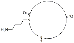 5-(4-아미노부틸)-1,5-디아자시클로헤니코산-6,15-디온 구조식 이미지