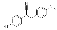 2-(4-AMINOPHENYL)-3-[4-(DIMETHYLAMINO)PHENYL]PROPANENITRILE Structure