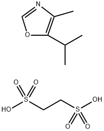 5-이소프로필-4-메틸옥사졸1,2-에탄디술폰산염수화물 구조식 이미지