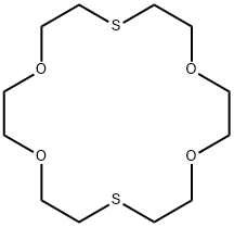 1,4,10,13-tetraoxa-7,16-dithiacyclooctadecane Structure
