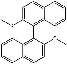 (R)-(+)-2,2'-DIMETHOXY-1,1'-BINAPHTHYL 구조식 이미지