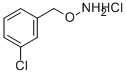 1-[(암모노옥시)메틸]-3-클로로벤젠염화물 구조식 이미지
