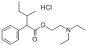 2-(Diethylamino)ethyl alpha-phenyl-beta-methylvalerate hydrochloride Structure