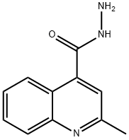 2-METHYL-QUINOLINE-4-CARBOXYLIC ACID HYDRAZIDE Structure