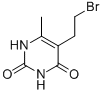 5-(2-Bromoethyl)-6-methyuracil Structure