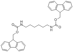 Carbamic acid, 1,6-hexanediylbis-, bis(9H-fluoren-9-ylmethyl) ester Structure