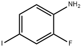 2-Fluoro-4-iodoaniline 구조식 이미지