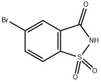 1,2-BENZISOTHIAZOL-3(2H)-ONE, 5-BROMO, 1,1-DIOXIDE Structure