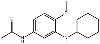 N-[3-(cyclohexylamino)-4-methoxyphenyl]acetamide Structure