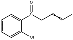 2-(2-Butenylsulfinyl)phenol Structure